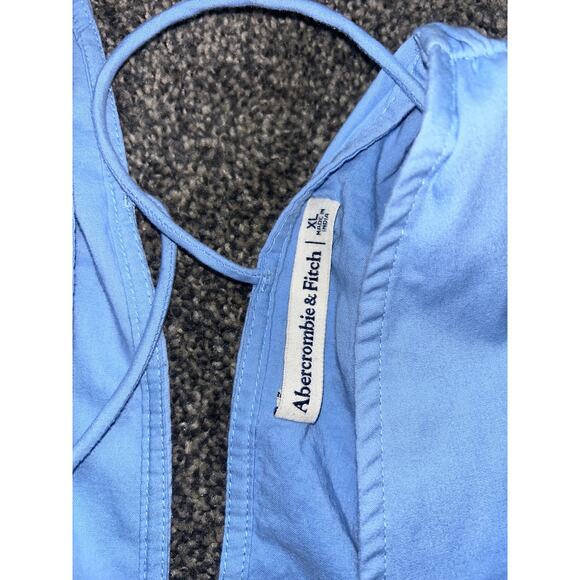 Abercrombie & Fitch Babydoll Poplin Mini Dress size xl - Picture 2 of 2